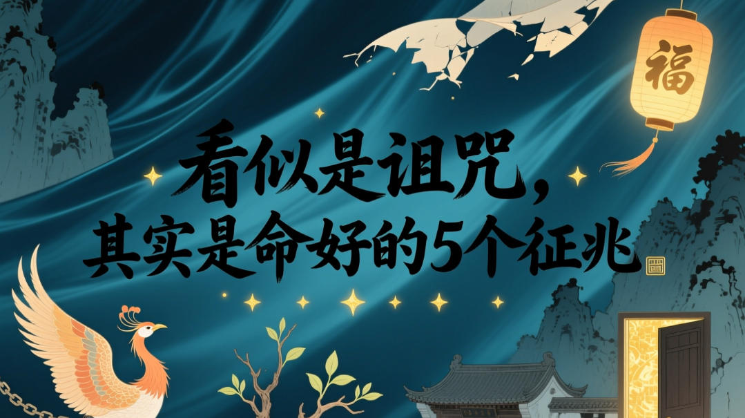 付费文章：看似是诅咒，其实是命好的5个征兆-聚创源