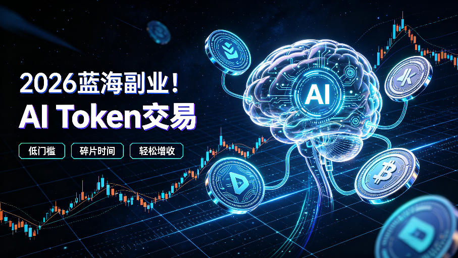 2026全新风口副业|AI智能Token交易,空闲时间轻松 賺 收益,无需全天盯盘【揭秘】-聚创源