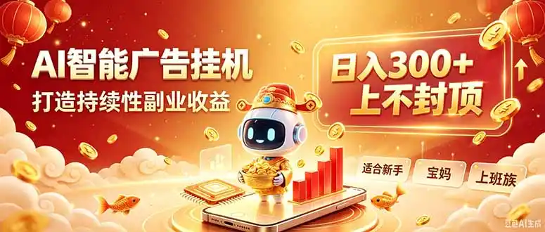 告别手动干活！AI自动化，解锁线上被动收益-聚创源