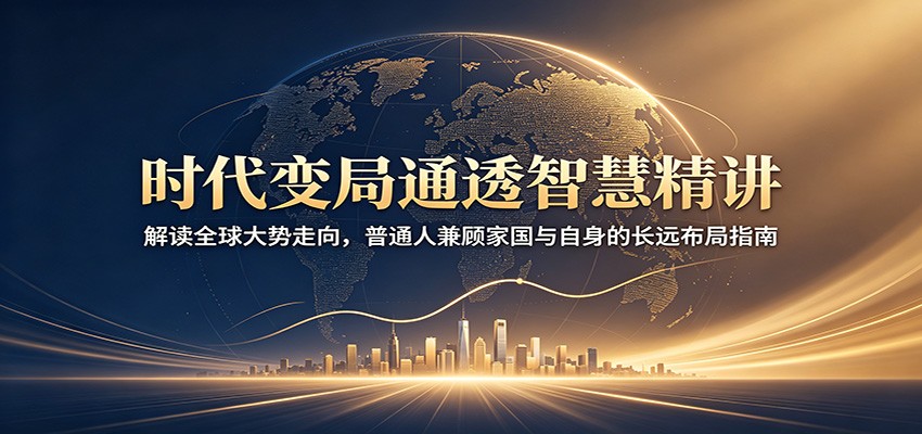 时代变局通透智慧精讲:解读全球大势走向,普通人兼顾家国与自身的长远布局指南-聚创源