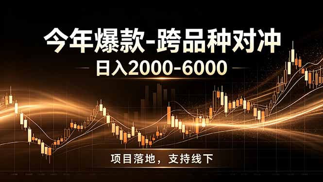 全新跨品种对冲模式上线！日稳定盈利 2000-6000，合规长久可批量放大-聚创源