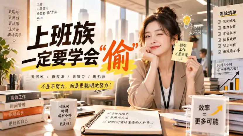 某社群精选付费文：上班族一定要学会“偷“-聚创源