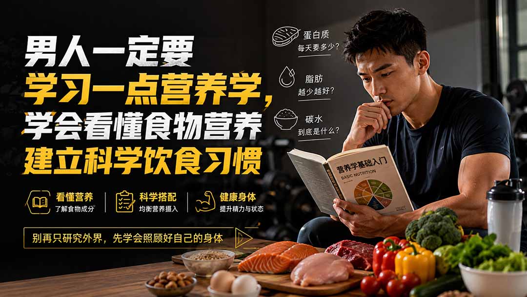 付费文章：男人一定要学习一点营养学，学会看懂食物营养建立科学饮食习惯-聚创源