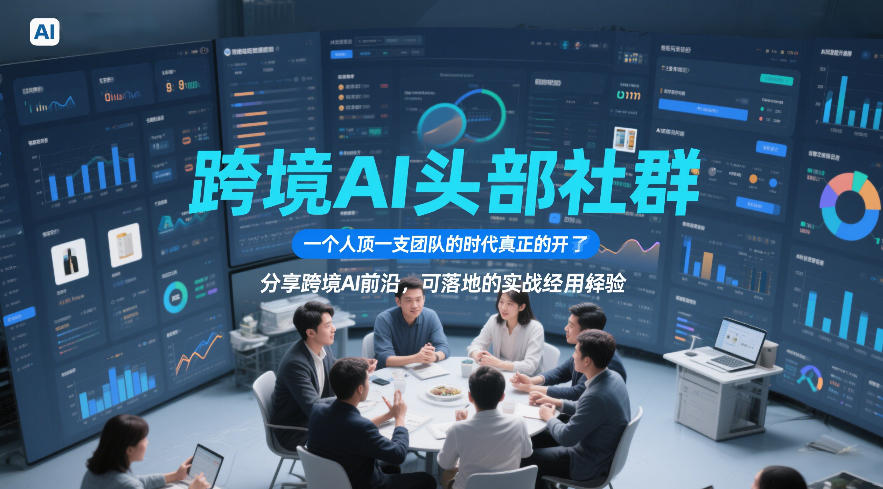 跨境AI头部社群，一个人顶一支团队的时代真正的开始了，分享跨境AI前沿，可落地的实战经验(更新6月29日)-聚创源