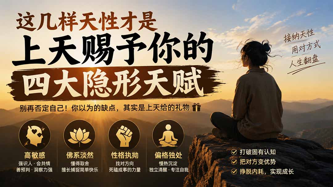 付费文章:这几样天性才是上天赐予你的四大隐形天赋-聚创源