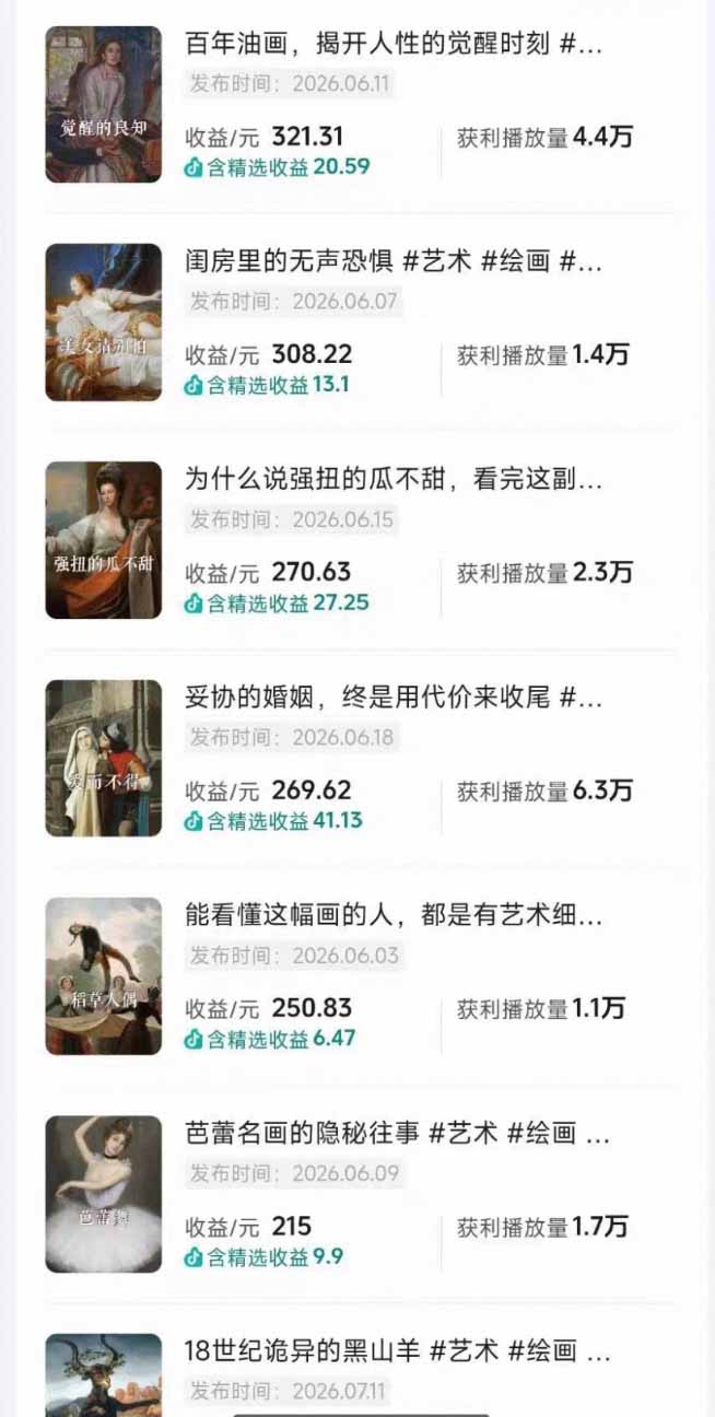 油画解说教学-398众筹来的技术：选题×对标×素材×文案×配音×剪辑×2天开精选×7天通9项权益-聚创源