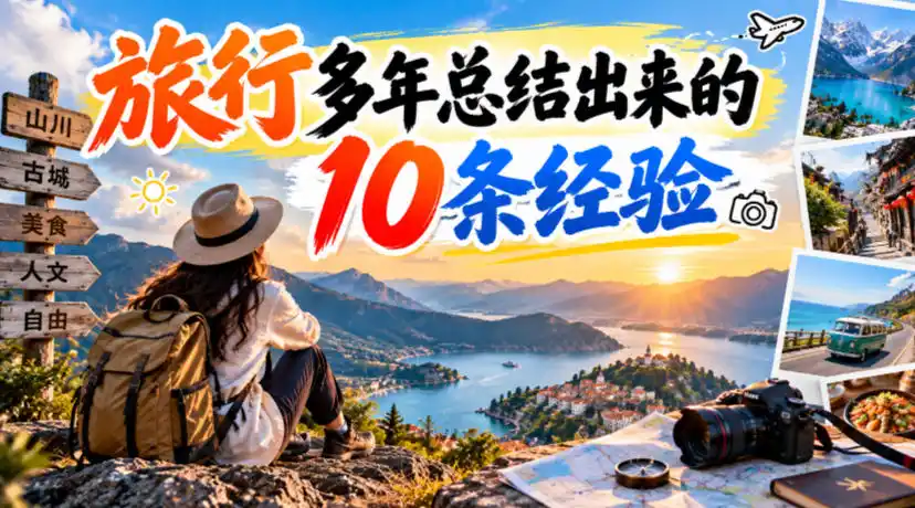 付费文章：旅行多年总结出来的10条经验-聚创源