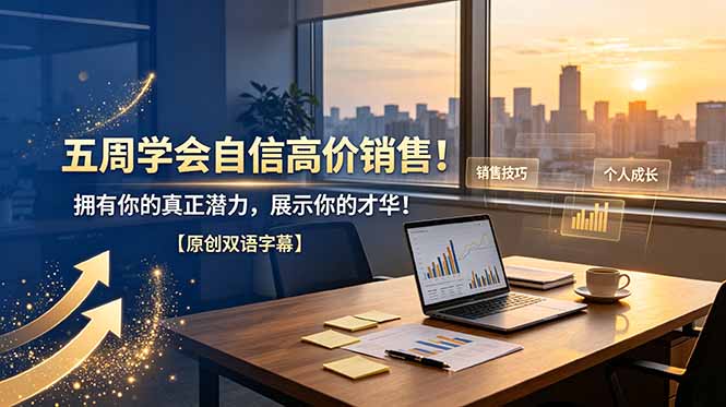 五周学会自信高价销售！拥有你的真正潜力，展示你的才华！【原创双语字幕】-聚创源