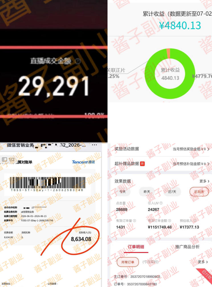 985十年互联网老兵亲测:2026年多个真实落地副业项目,手把手带你搭建被动收入管道(淘宝无人直播、TK拉新、代运营、CSGO……)【揭秘】-聚创源