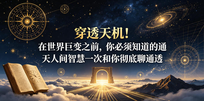 付费文章：穿透天机！在世界巨变之前，你必须知道的通天人间智慧一次和你彻底聊通透-聚创源