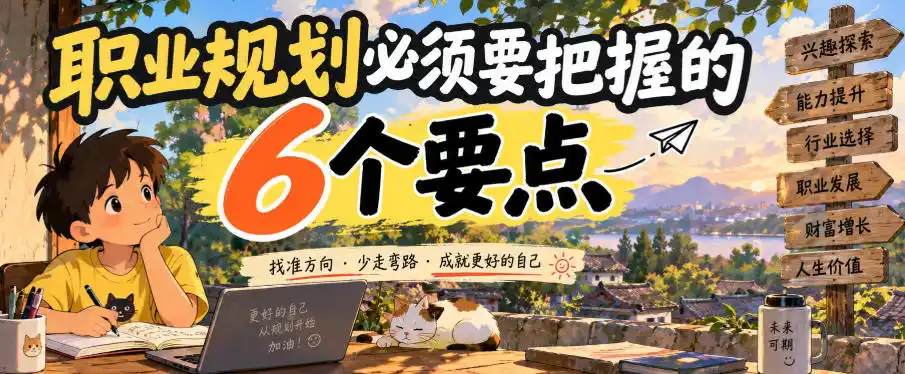 付费文章：职业规划必须要把握的6个要点-聚创源