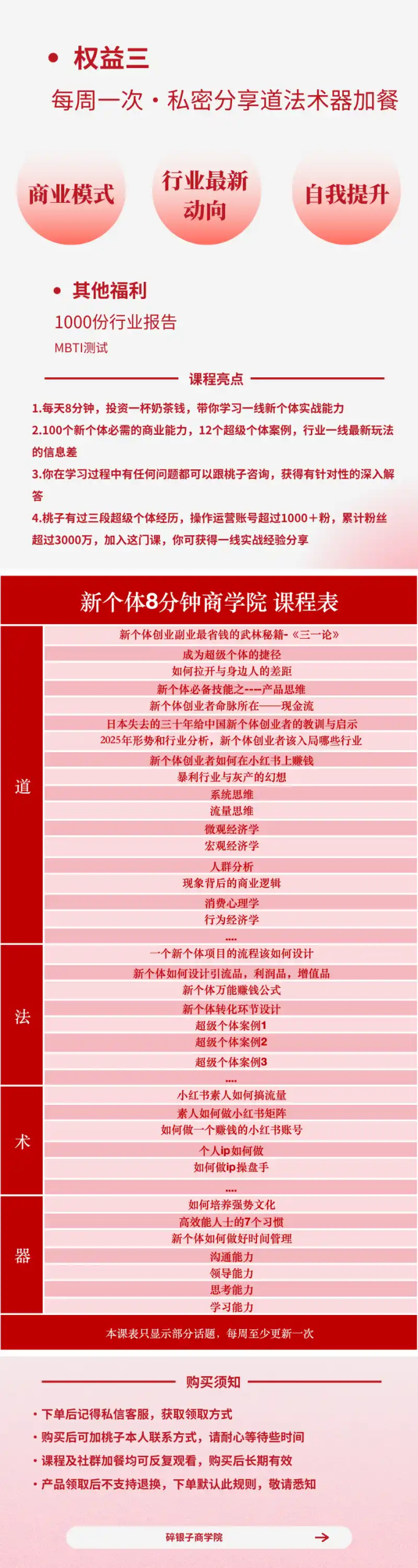 AI+新个体创业必修课-更新0922｜道法术器｜商业逻辑·小红书流量·AI智能体｜低成本打造个人变现小生意全套教学-聚创源
