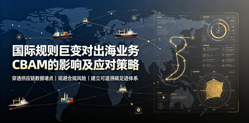 国际规则巨变对出海业务CBAM的影响及应对策略，帮助企业穿透供应链数据堵点，规避合规风险-聚创源