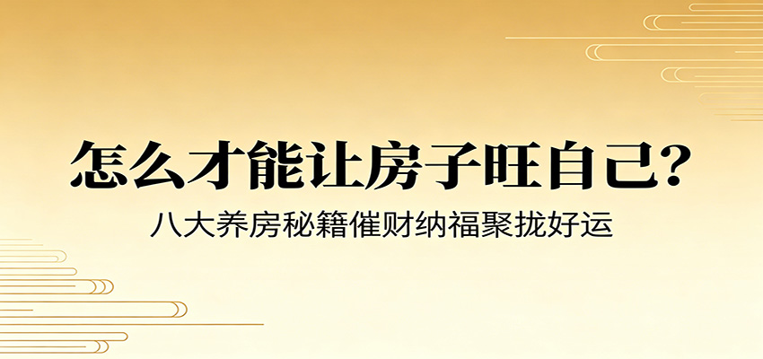 付费文章《怎么才能让房子旺自己？》八大养房秘籍催财纳福聚拢好运-聚创源