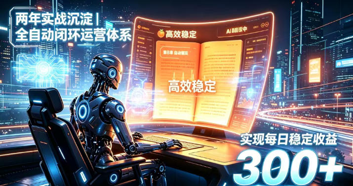 两年实战沉淀｜全自动闭环运营体系，实现每日稳定收益300+【揭秘】-聚创源
